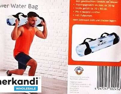 Comprehensive Full Body Fitness Power Water Bag with Adjustable Weight, Neoprene Handles