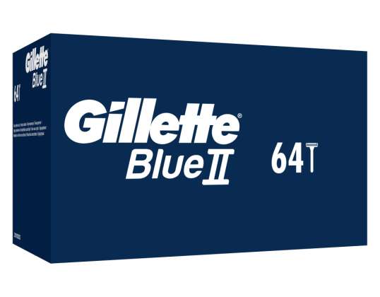 Rasoir jetable Gillette Blue II Fix 64 pièces