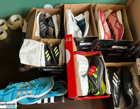Lote de solo 20 uds. zapatillas mix ADIDAS para adultos y para niños