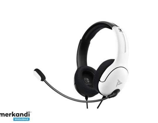 PDP Headset Stereo LVL40 Black/White for Nintendo Switch 500-162-BW-EU