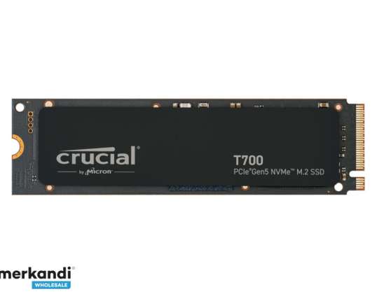 Crucial SSD 4TB T700 PCIe M.2 NVME Gen5 CT4000T700SSD3