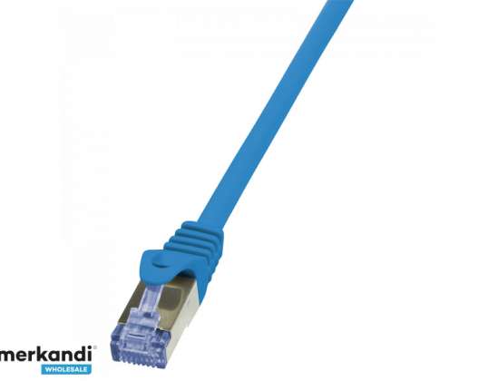 LogiLink Patch Cable PrimeLine Cat.6A S/FTP blue 2m CQ3056S