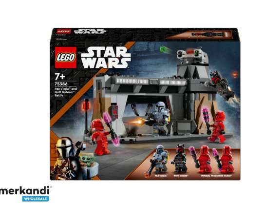 Lego Pojedynek Star Wars między Paz Vizsla a Moffem Gideonem 75386