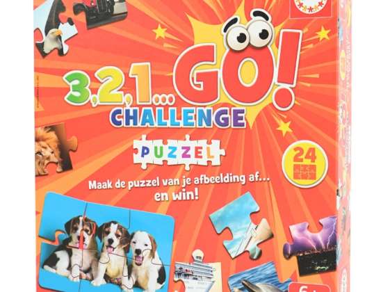 3,2,1... GO! Challenge puzzle game 4 Versions puzzle/food/words/geese