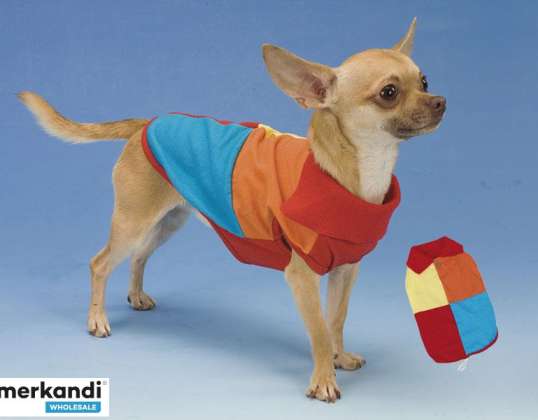 SUMMER POLO FOR DOGS, CASUAL CLOTHING FOR DOGS BIOLPET SIZE 20CM.