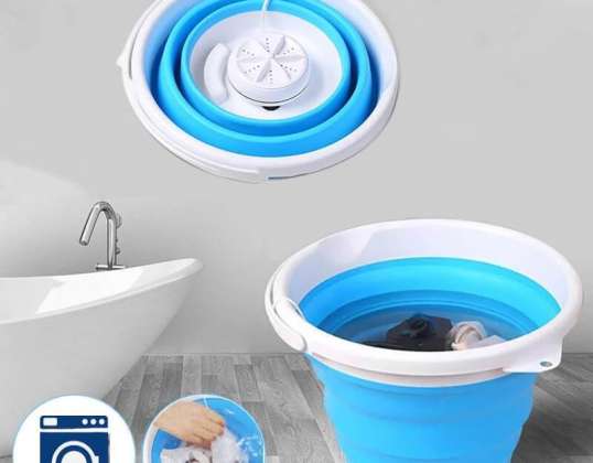 Introducing: TravelWash foldable washing machine