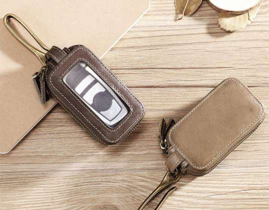 Auto Essentials: Estuche de cuero para llaves de coche KeyHold