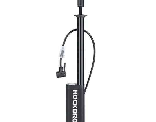 Rockbros 42310007001 Standfahrradpumpe, schwarz