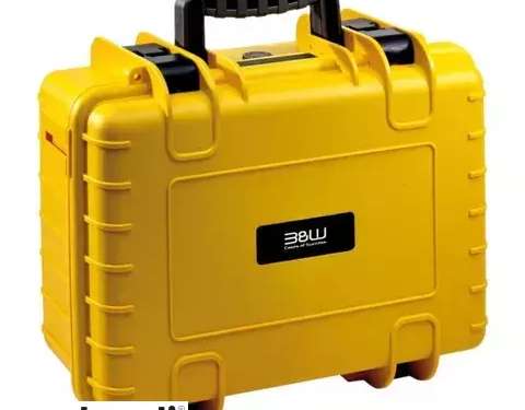 Valise B&amp;W type 4000 pour DJI Avata 2 jaune