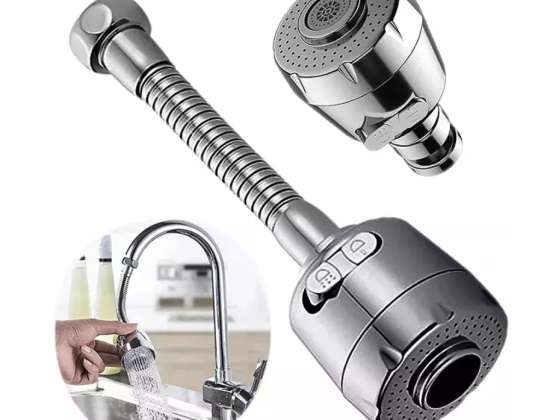 FAUCET FAUCET EXTENSION AERATOR SPOUT CHROME