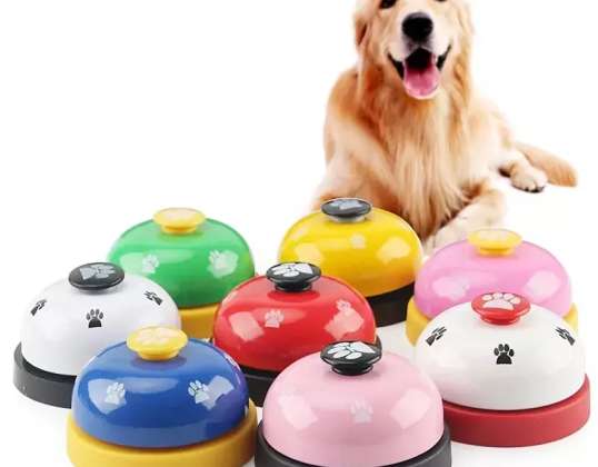 TRAINING BELL FOR DOG CAT ANIMAL EDUCATIONAL TOY PORTABLE