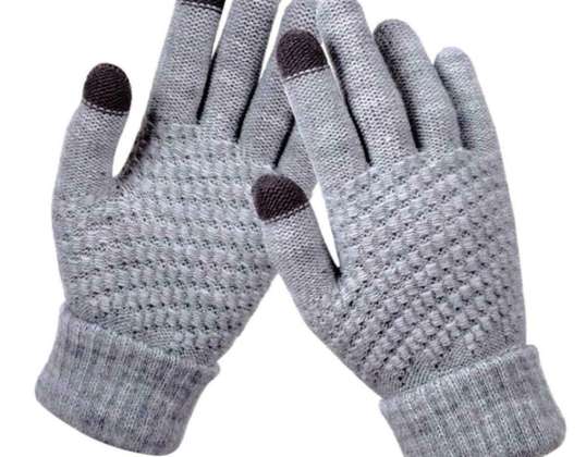 BQ19P GANTS D’HIVER GRIS