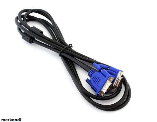 KM7 KABEL D-SUB VGA SVGA FULL HD 2M GOLD