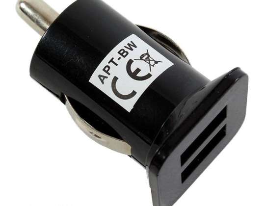 PLS34C CARICABATTERIA DA AUTO 2xUSB 2,1A