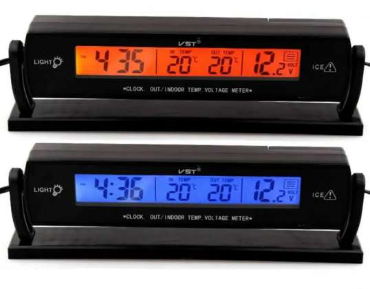 AG97B THERMOMETER UHR VOLTMETER 3IN1