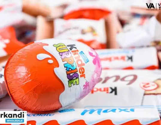 Productos Kinder en surtido. Amable sorpresa; Kinder Bueno; Kinder Chocolate