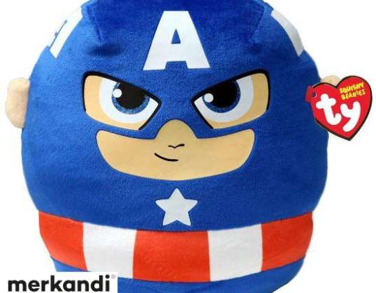Ty SQUISH A BOOS 33CM CAPTAIN AMERICA