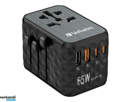 Szó szerint UNIVERSAL TRAVEL ADAPT. GAN III 65W