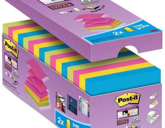 Post it CF12 4 POST IT SUPER KLEBRIG 76X76