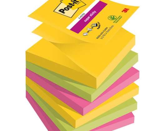 Post it CF6 SK Z NOTE 76X76MM 6X90FF CARNIV