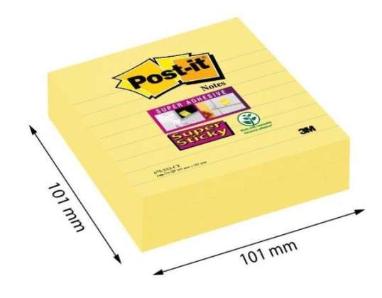 Post it CF3BLOC POST IT SUPSTIC675 SS3CY EU