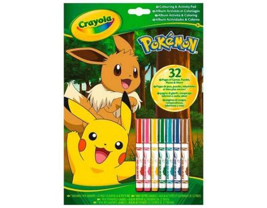 Crayola POKÉMON BOYAMA ETKİNLİK ALBÜMÜ