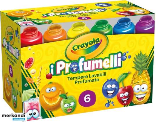 Crayola CF6 WASCHBARE TEMPERA-PARFÜMS