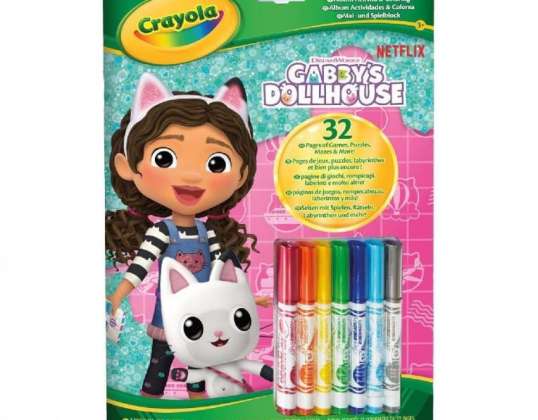 Crayola ALBÜM AKTİVİTESİ BOYAMA GABBY