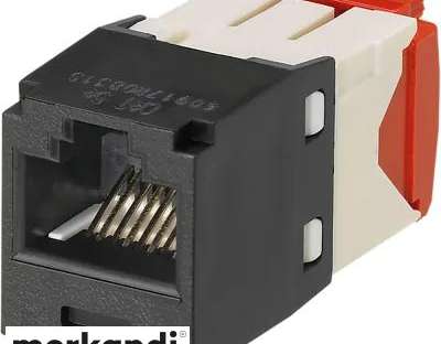 Panduit MINICOM RJ45U CAT.5E SOCKET BLACK