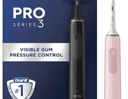 Paquete dúo Oral-B Pro 3 3900 (negro y rosa)