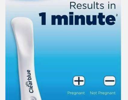 Clearblue Schwangerschafts-Schnelltest, Ergebnis nur 1 Minute - 2 Tests