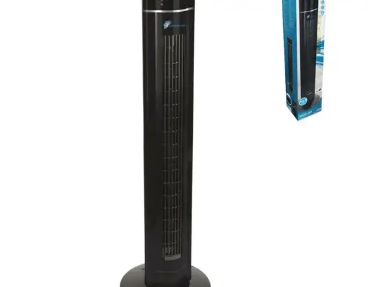 Lifetime Air Tower Ventilateur 60 W Prise UE noir 107 cm