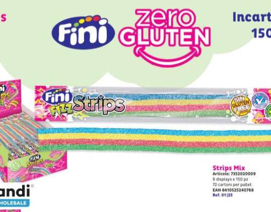 FEINE STREIFEN MISCHUNG GR.8 X 150 STK. FOOD1560
