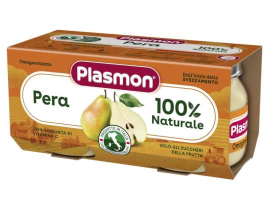 FRUTO HOMOGENEIZADO PLASMON GR.80X2 FOOD1060 PERA