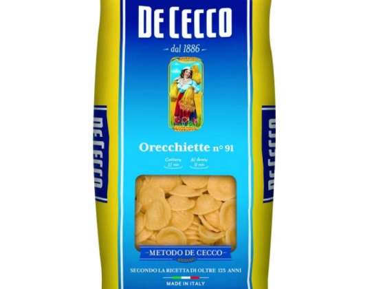 DE CECCO GR.500 ORECCHIETTE N.91 LEBENSMITTELBESCHREIBUNG 2736