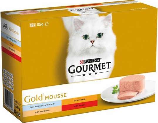 GOURMET GOLD SORTIERTE MOUSSE GR.85X12 LEBENSMITTELBESCHREIBUNG 3455