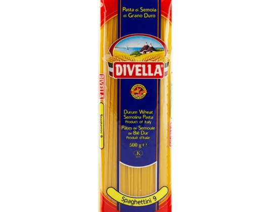 DIVELLA GR.500 SPAGHETTINI N°9 LEBENSMITTELBESCHREIBUNG 2783