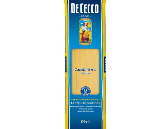 DE CECCO GR.500 CAPELLINI N.9 LEBENSMITTEL BESCHREIBUNG 2702