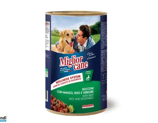 DIE BESTEN HUNDEHÄPPCHEN RINDFLEISCH/REIS/GEMÜSE KG.1.25 LEBENSMITTELBESCHREIBUNG 3303