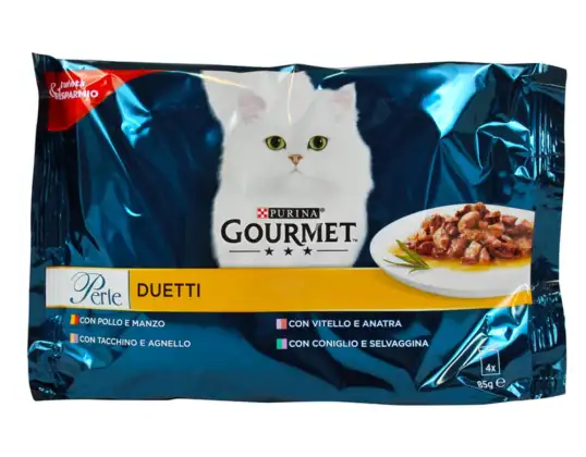 GOURMET PERLE GR.85X4 DUETTE DELIKATFLEISCH SORTE LEBENSMITTEL BESCHREIBUNG 3427