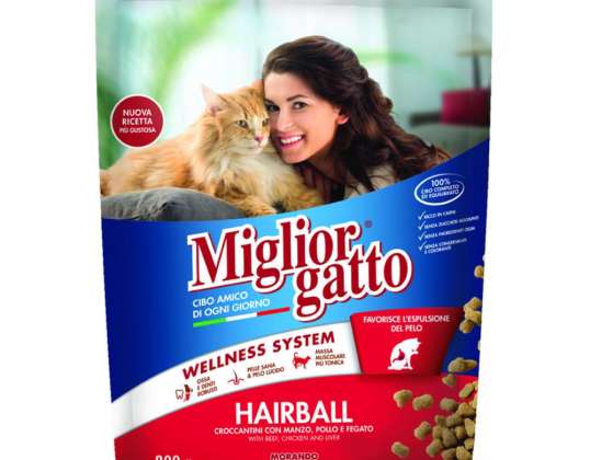 BEST CAT KIPPLES HAIRBALL MA/FEG. GR.800 LEBENSMITTELBESCHREIBUNG 3312