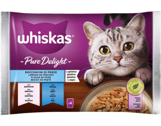 WHISKAS PURE DELIGHT FISCHSTÜCKE 4X85GR. BESCHREIBUNG DES LEBENSMITTELS 3336