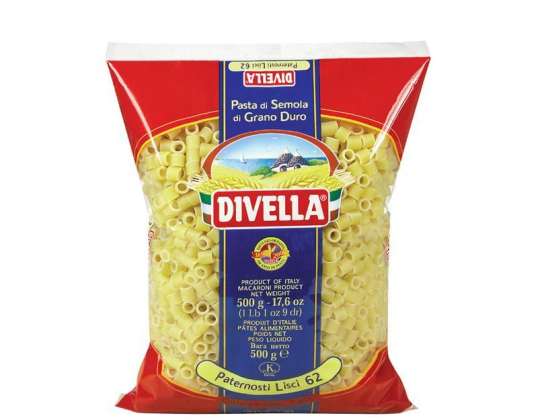 DIVELLA GR.500 PATERNOSTI LISCI N°62 LEBENSMITTELBESCHREIBUNG 2809