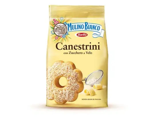 MULINO BIANCO CANESTRINI MIT PUDERZUCKER GR.200 LEBENSMITTELBESCHREIBUNG 3152