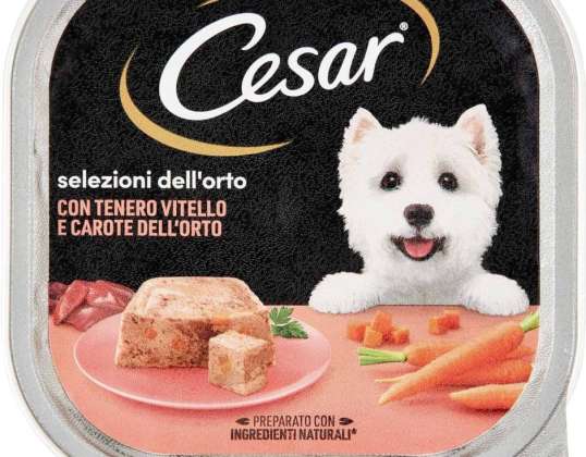 CESAR VEGETABLE SELECTIONS KALBFLEISCH/KAROTTEN GR.300 LEBENSMITTELBESCHREIBUNG 3328