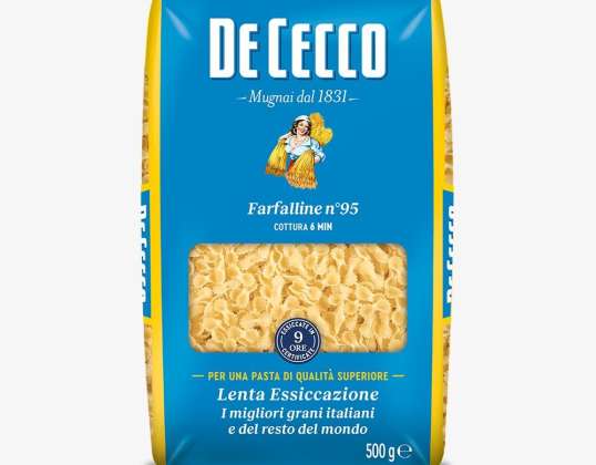 DE CECCO FARFALLINE N.95 GR.500 LEBENSMITTELBESCHREIBUNG 2851