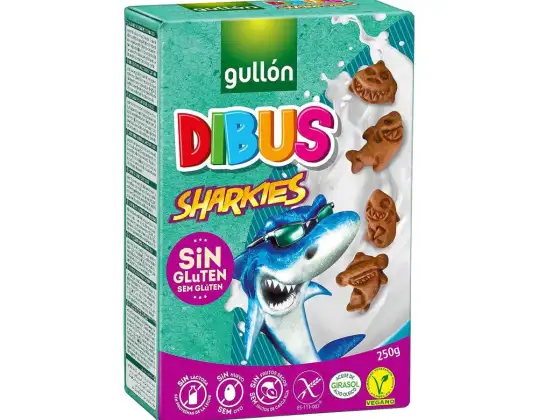 GULLON SHARKIES GLUTENFRI GR.250 kjeks MAT BESKRIVELSE 920