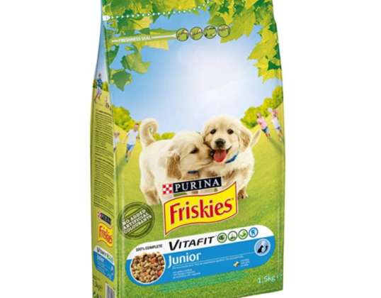 FRISKIES JUNIOR HUND HUHN/GEMÜSE MILCH KG.1,5 FUTTER BESCHREIBUNG 3264