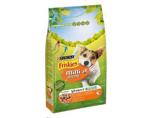 FRISKIES MINIMENU'HUND, HUHN/GEMÜSE KG.1.5 LEBENSMITTEL BESCHREIBUNG 3288