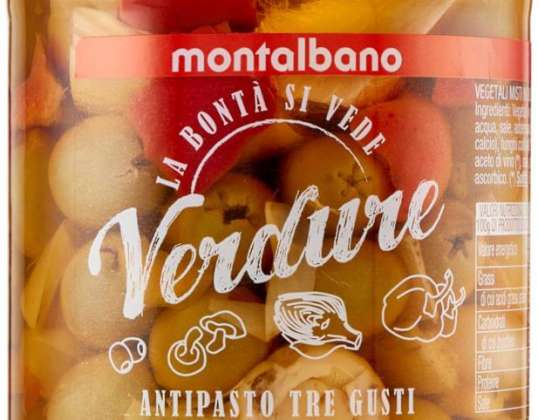 MONTALBANO ML.580 VORSPEISEN DREI GESCHMACKSARTEN LEBENSMITTELBESCHREIBUNG 3696